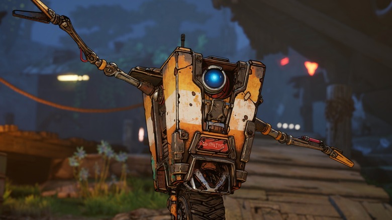 Claptrap spreading his arms in Borderlands 4