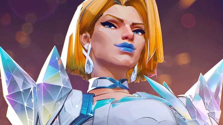 Emma Frost in diamond armor in "Marvel Rivals"