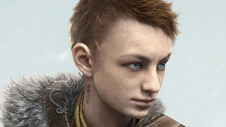 Atreus looking serious