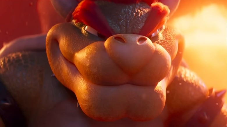 Mario Movie still of Bowser 