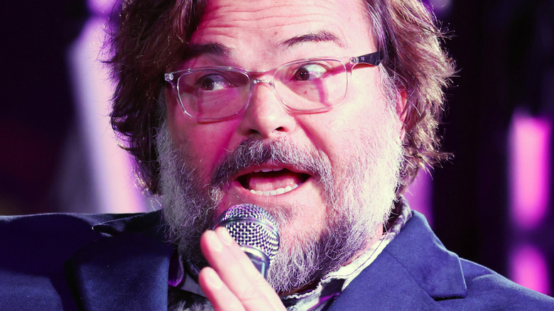 Jack Black microphone speech