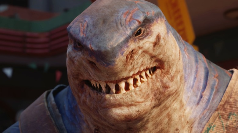 King Shark smiling