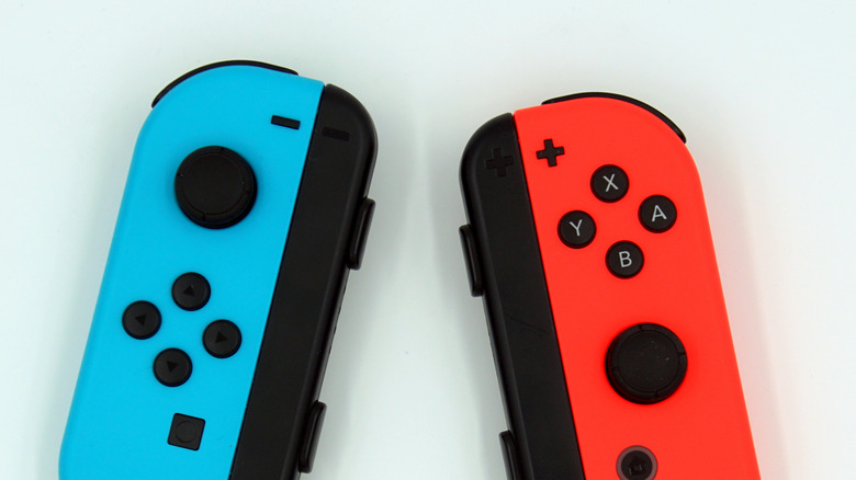 Nintendo Switch Joy-Cons with wrist straps