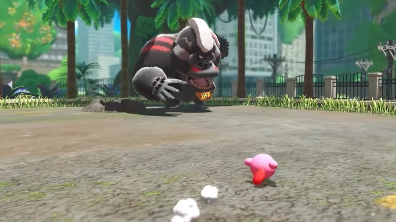 Kirby and the Forgotten Land Kirby Fights Gorila