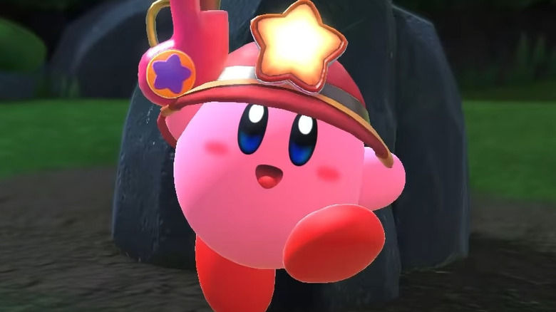 Kirby with blaster