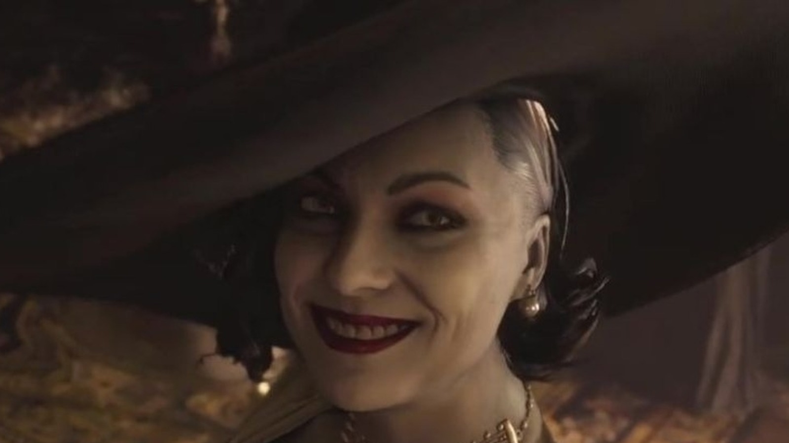 Lady Dimitrescu looks like an upgraded Mr. X in Resident Evil