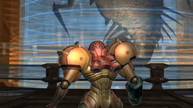 Samus meets Parasite Queen