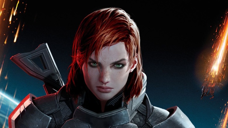 Fem Shepard Mass Effect 3 art