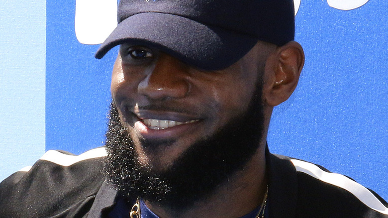 LeBron James at premiere