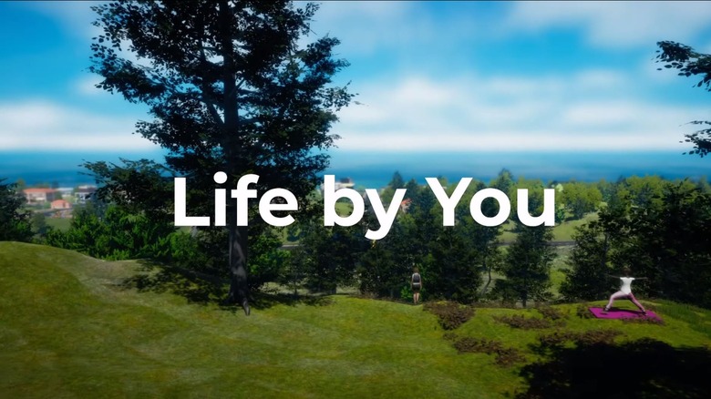 Life by you logo and scenic background