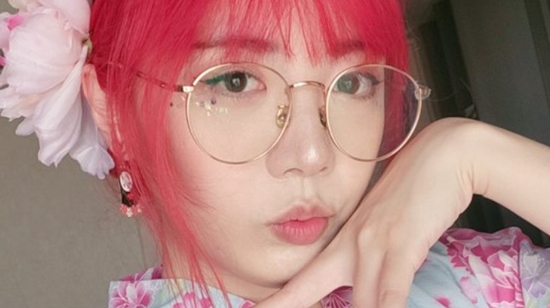 LilyPichu pink hair