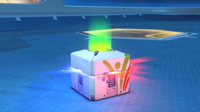 loot boxes equated to gambling