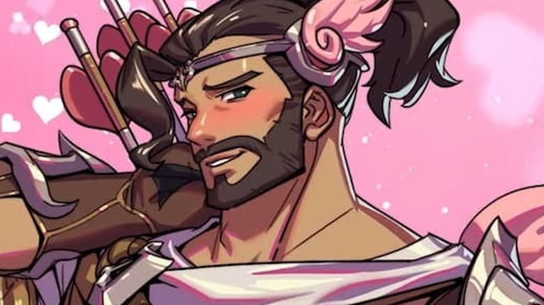Cupid Hanzo blushes