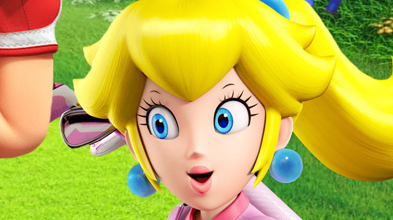 Mario Golf Super Rush Peach face