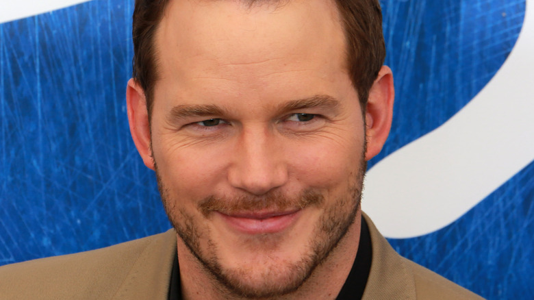 Chris Pratt smirking