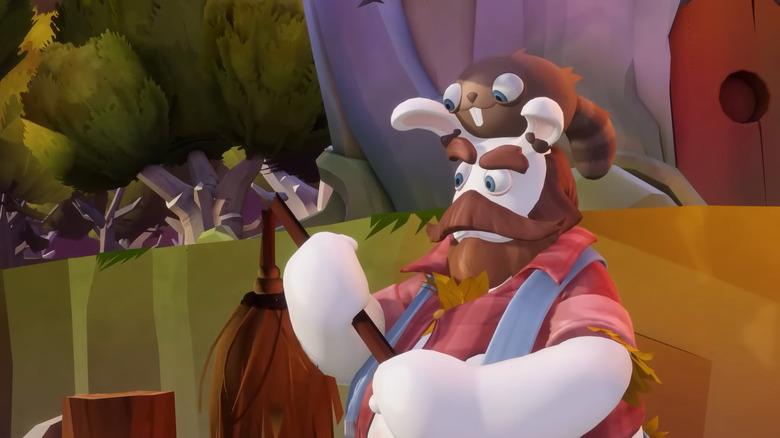 Sweetlopek missing his axe in "Mario+Rabbids: Sparks of Hope"