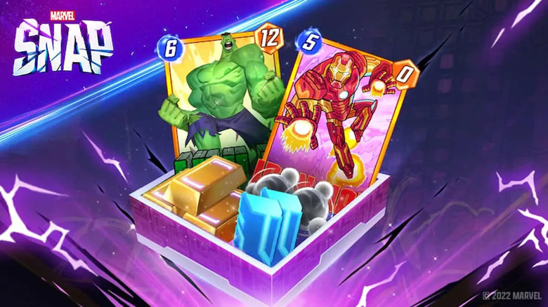 cards, credits, and gold in "Marvel Snap"