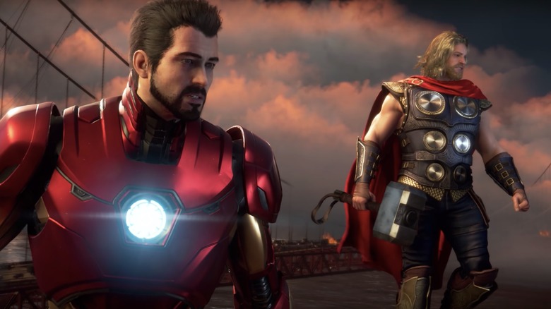 Avengers game Iron Man Thor
