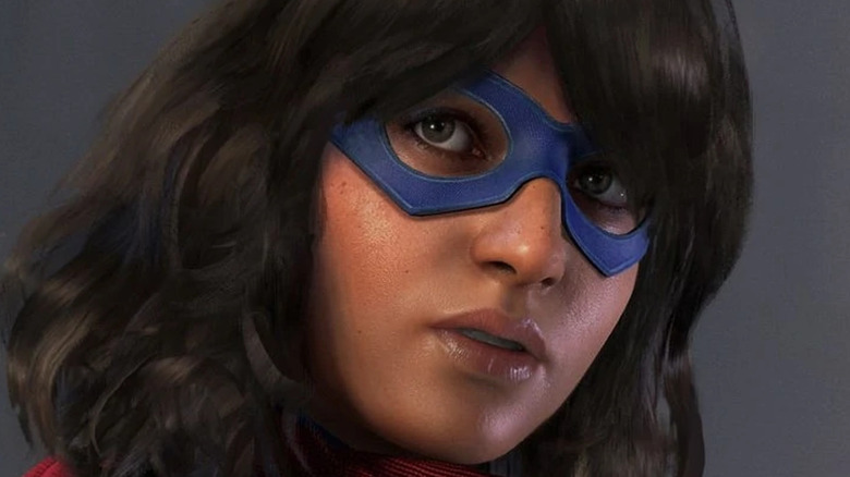 Kamala Khan closeup in Marvels Avengers game