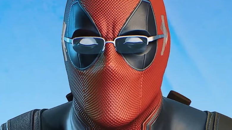 Deadpool Marvel Midnight Suns announcement with glasses