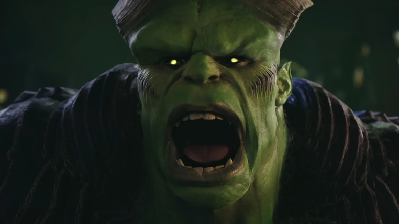 Corrupted hulk roaring