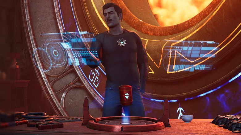 Tony working on gamma coil