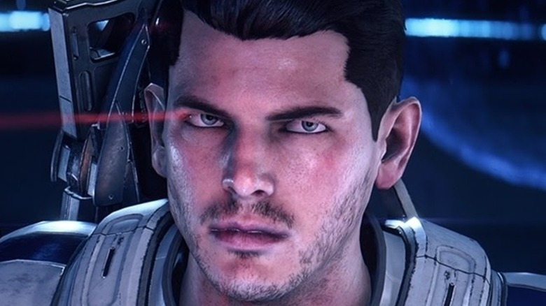 Mass Effect Andromeda protagonist glare