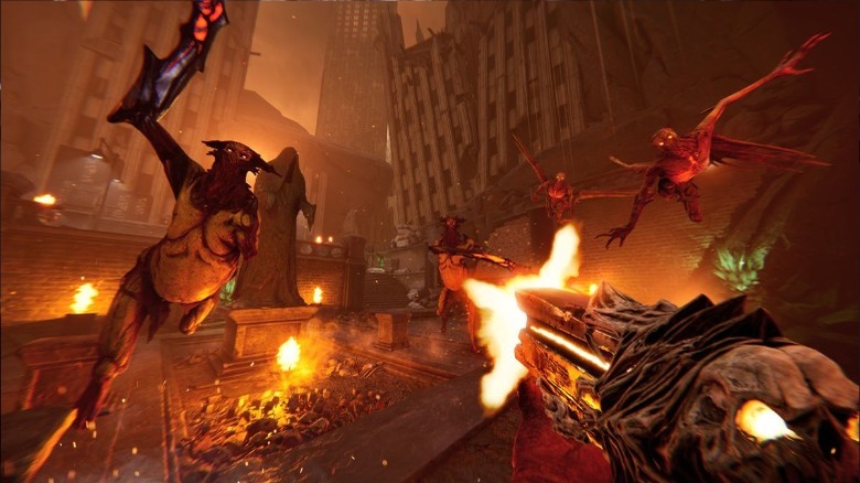 The Unknown shooting demons