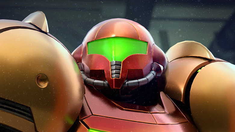 Samus Aran wearing Varia Suit