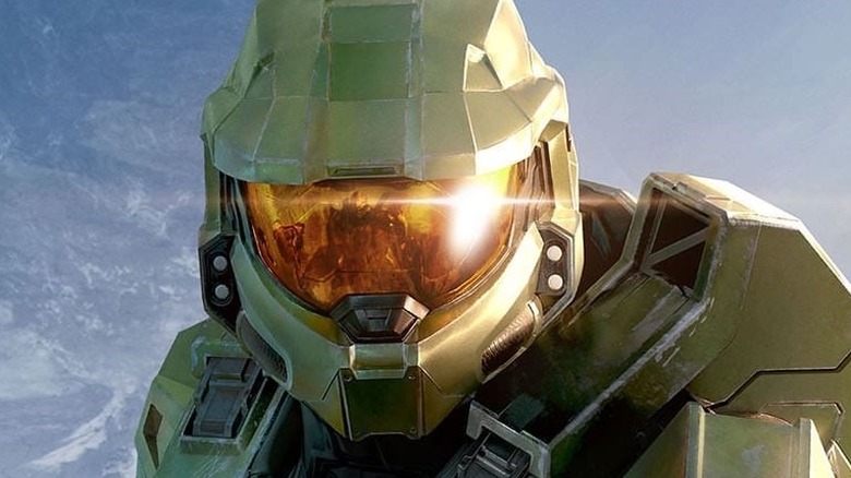 Master Chief helmet close up