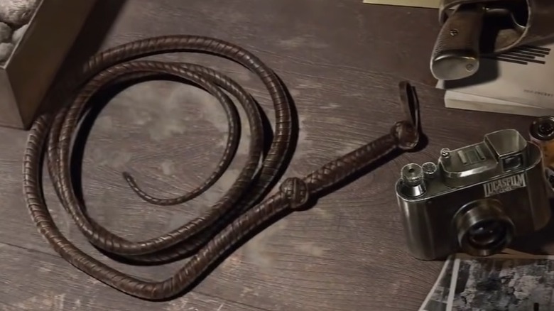 Indiana Jones whip and camera