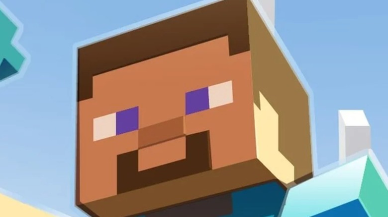 Minecraft Steve close-up