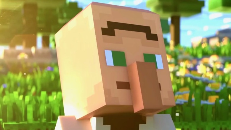 Villager in Minecraft Legends face