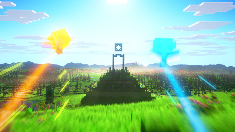 Minecraft Legends landscape