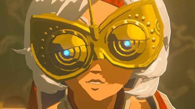 Purah wearing mechanical goggles