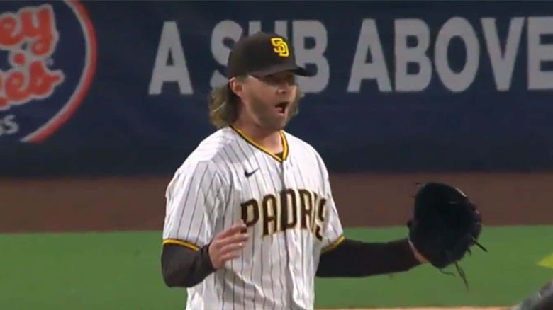 SD Padres Pitcher hyped