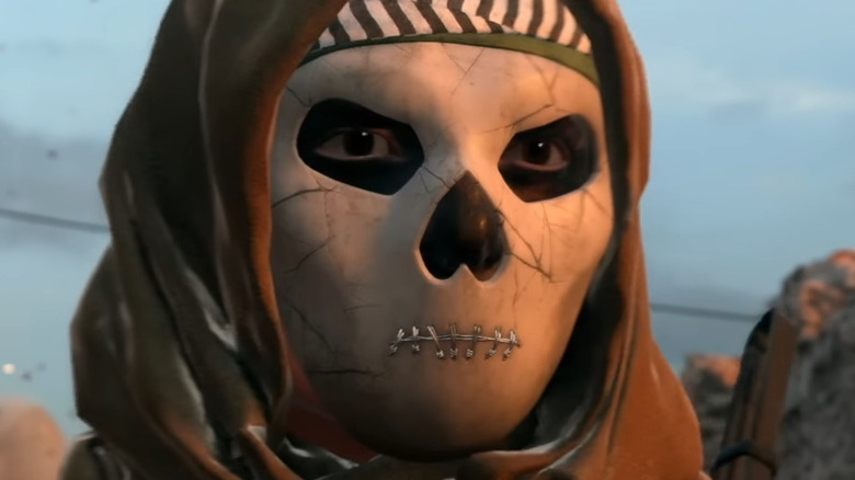 MW2 skull mask character