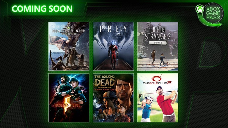 Monster Hunter World Prey And More Coming To Xbox Game Pass