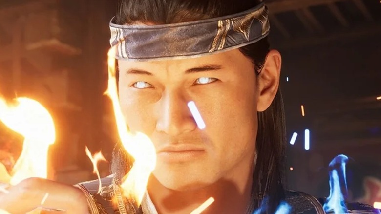 Liu Kang eyes glow