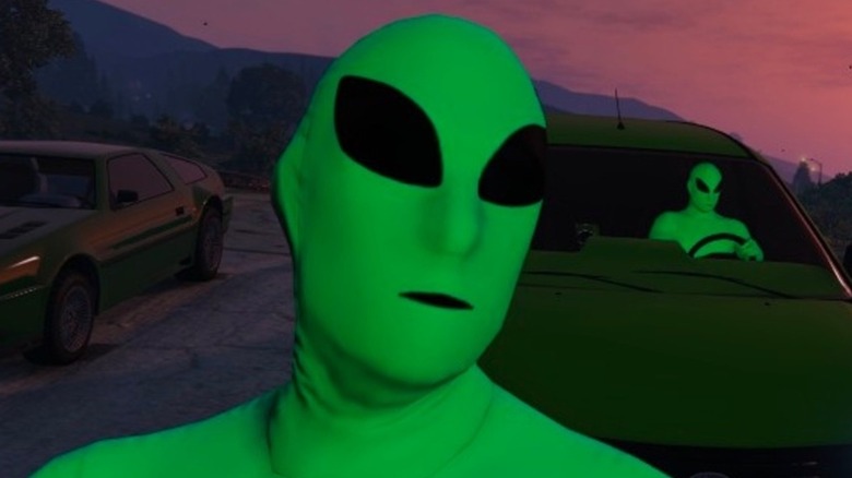 green alien costume gta 