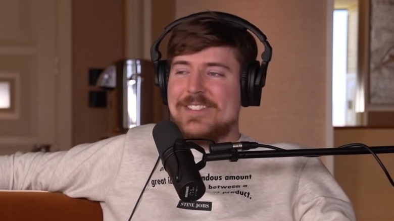 Mr Beast smiling