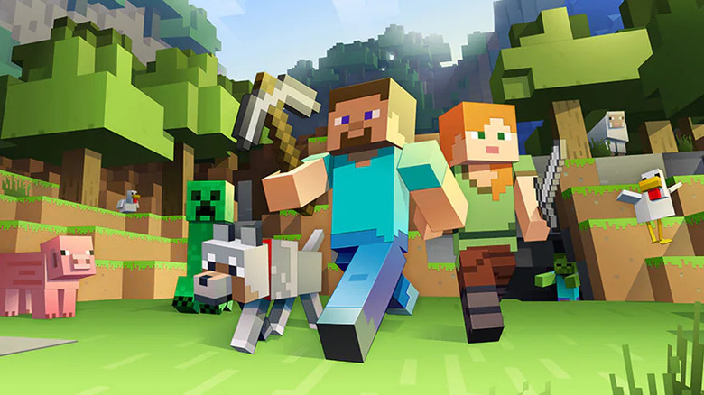 Minecraft key art