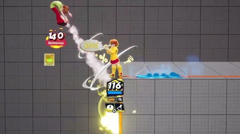 Velma edgeguarding Shaggy