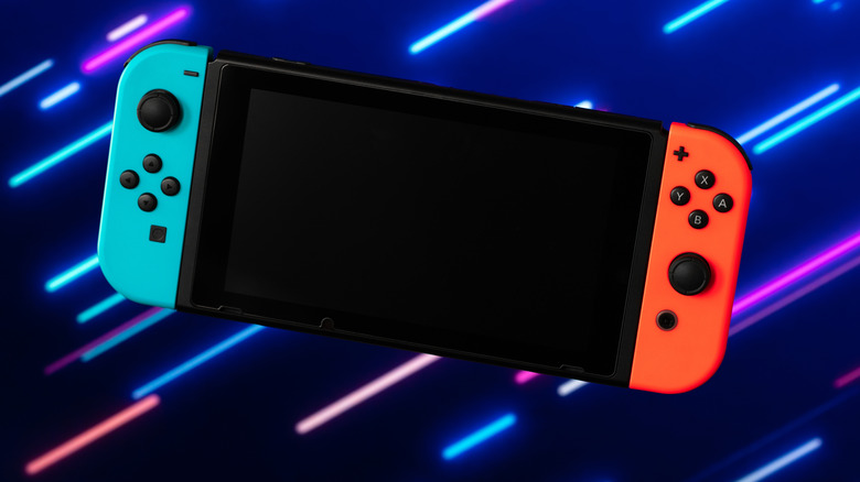 Nintendo switch mint and orange joy-cons