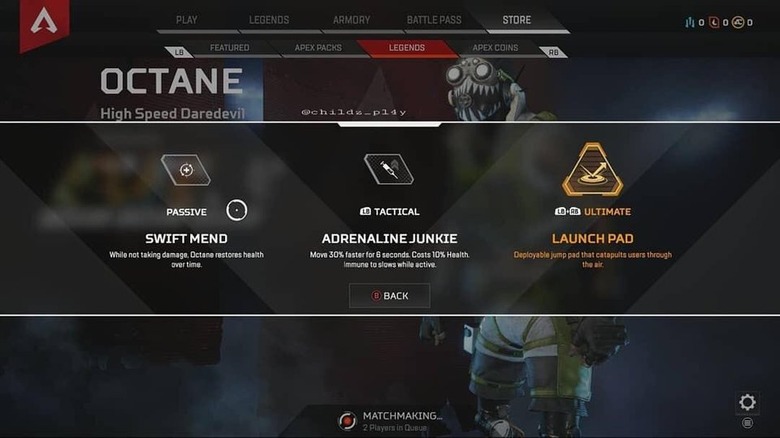 Apex Legends characters and abilities list