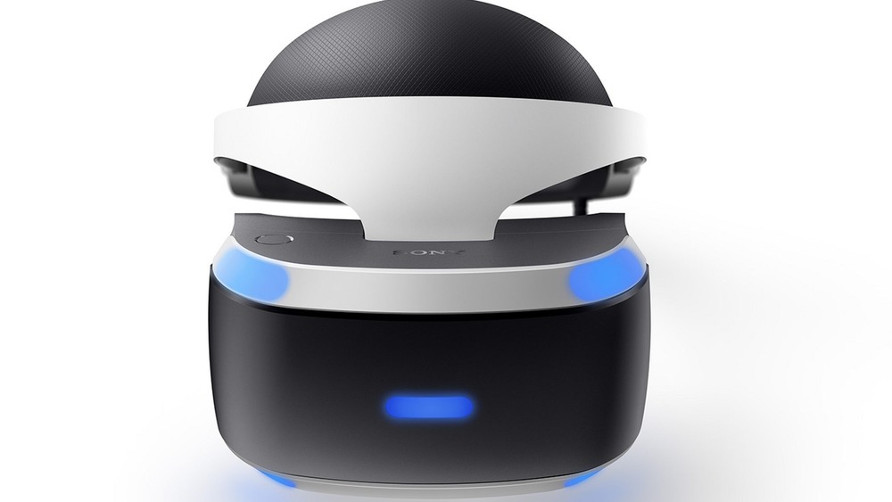 Forward view of PSVR headset