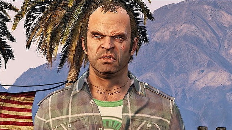 GTA 5 Trevor glares