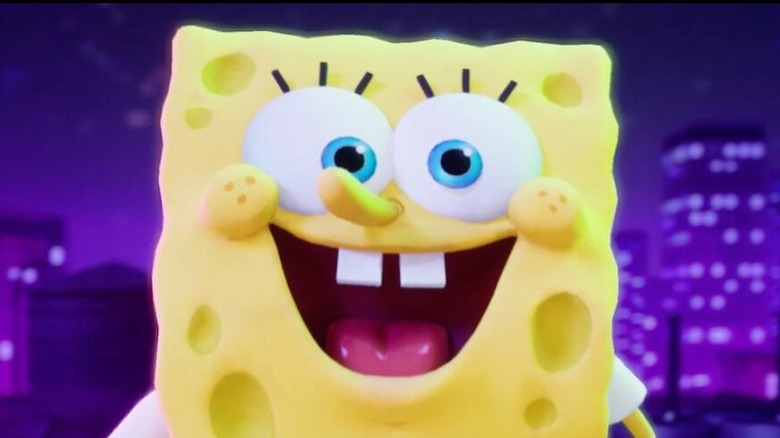 SpongeBob smiling
