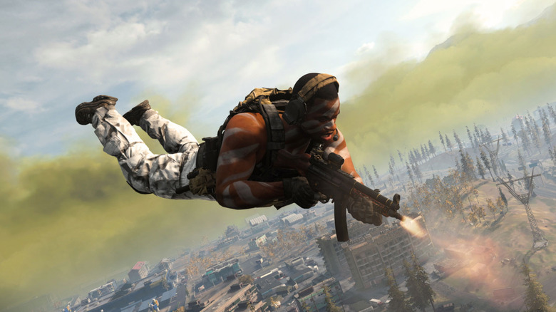 Call of Duty Warzone Free Fall No Scope Headshot