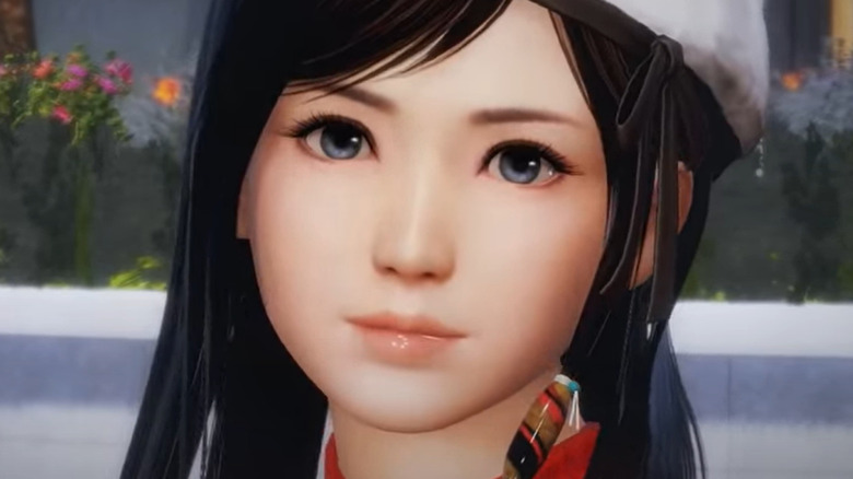 Kokoro from Dead or Alive smiling